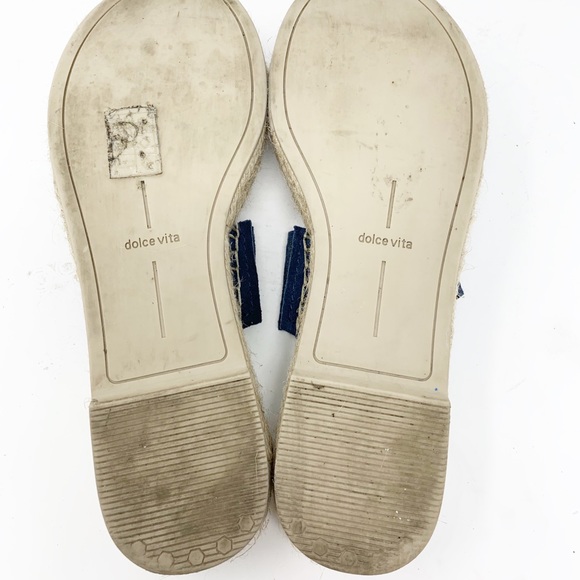 Dolce Vita Sandals Espadrille Isiah Platform Navy - Picture 8 of 8